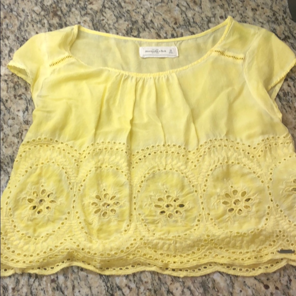 Abercrombie cotton crop top